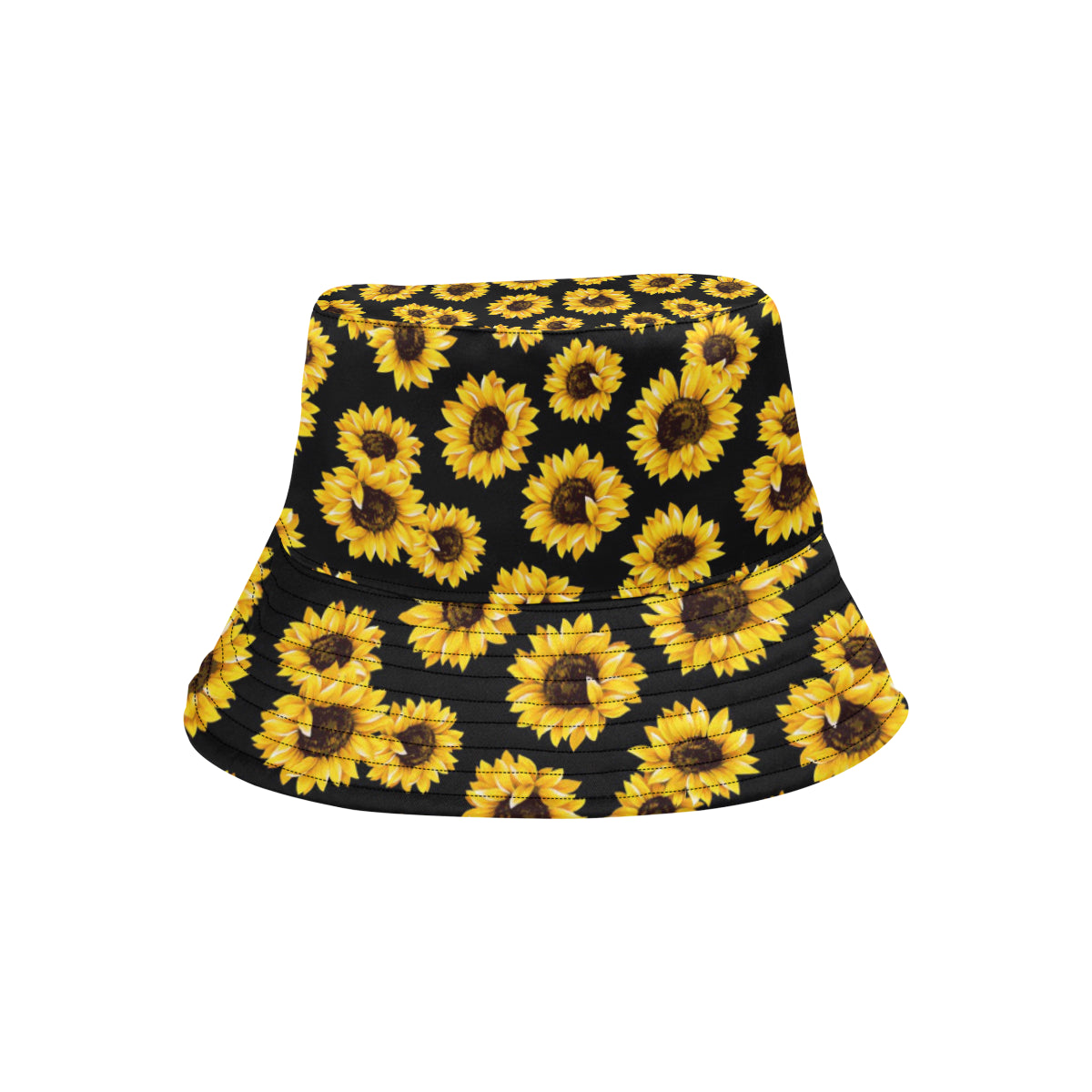 Sunflower Pattern Print Design SF05 Unisex Bucket Hat