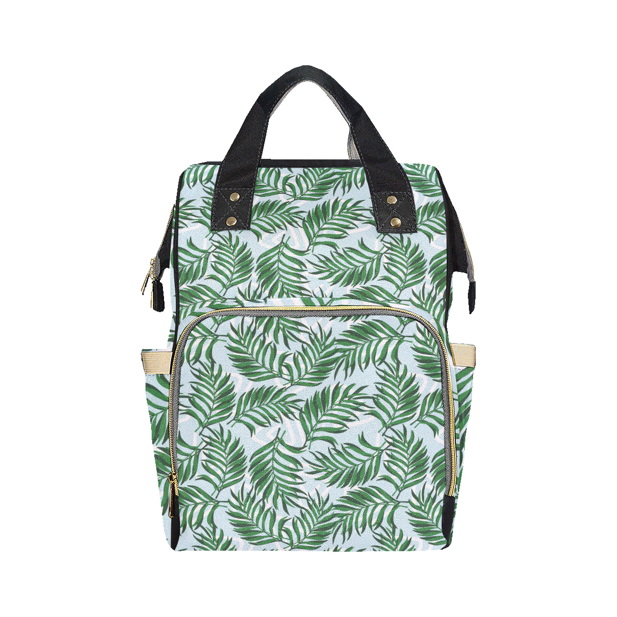 Palm Leaves Pattern Print Design PL06 Diaper Bag Backpack