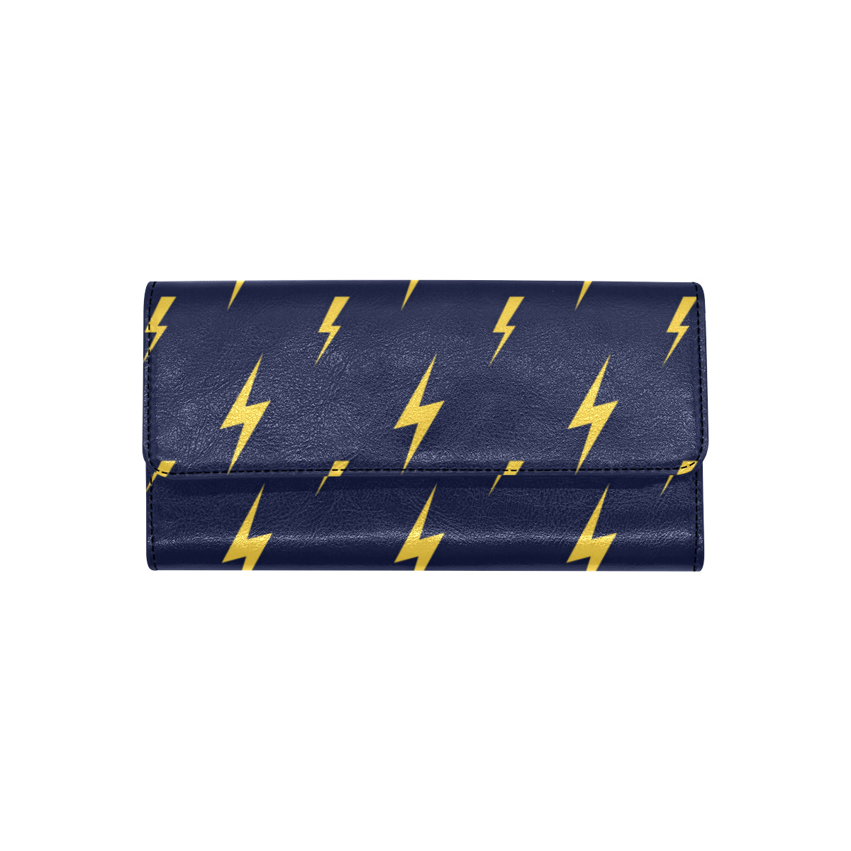 Lightning Thunder Pattern Print Design 03 Women's Trifold Wallet