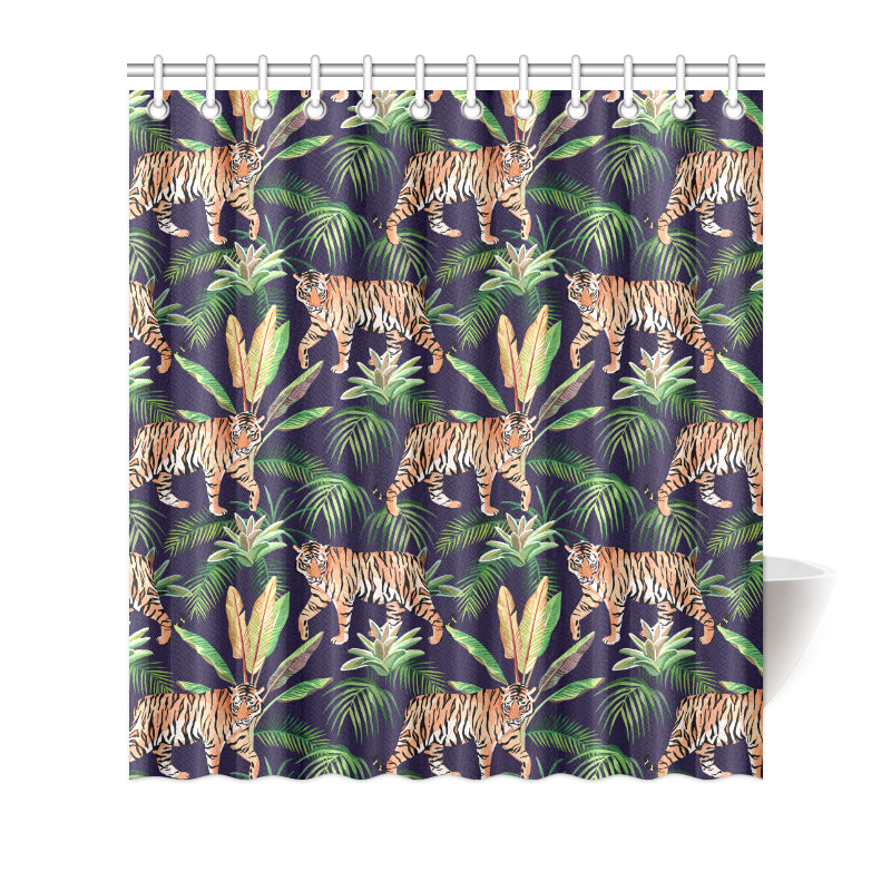 Tiger Jungle Shower Curtain