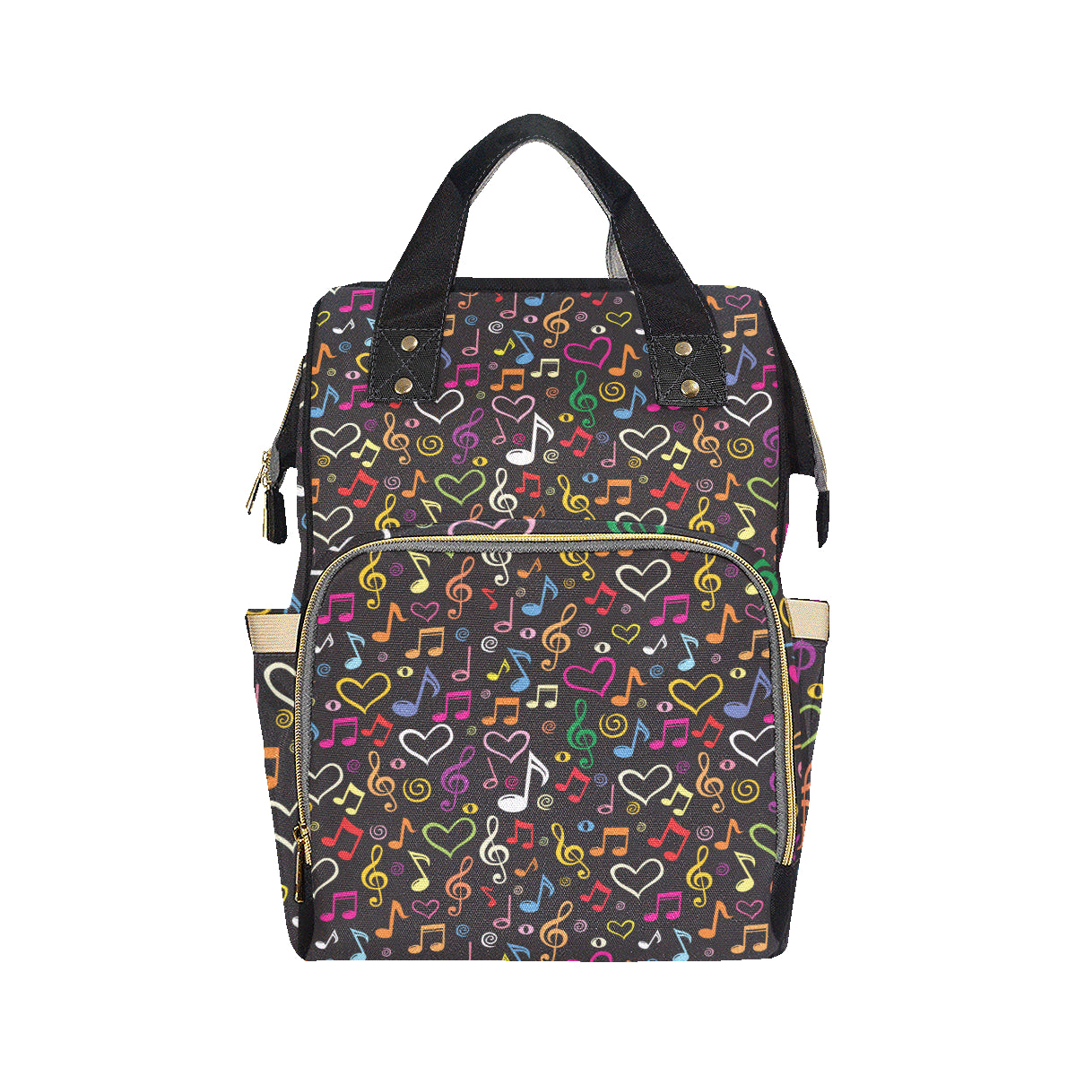 Music note Pattern Print Design A01 Diaper Bag Backpack
