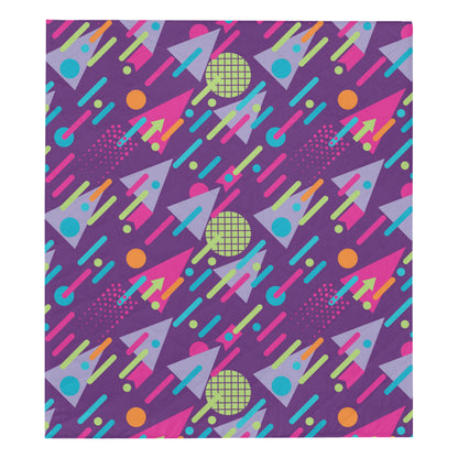 90s Pattern Print Design 4 Premium Quilt