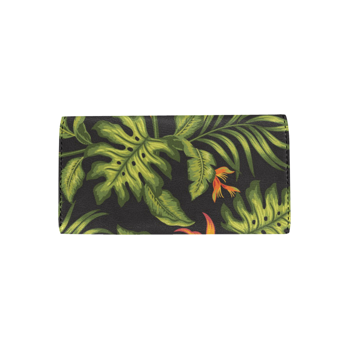 Bird Of Paradise Pattern Print Design BOP013 Women's Trifold Wallet