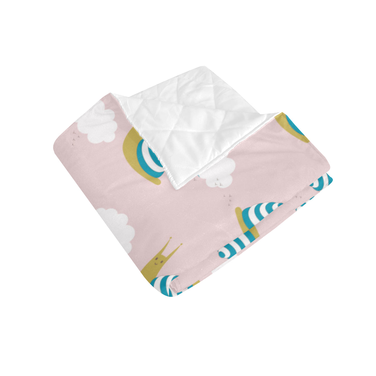 Snail Pattern Print Design 02 Premium Quilt