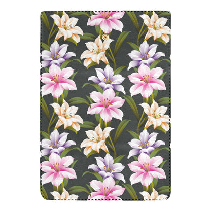 Lily Pattern Print Design LY01 Women's Trifold Wallet