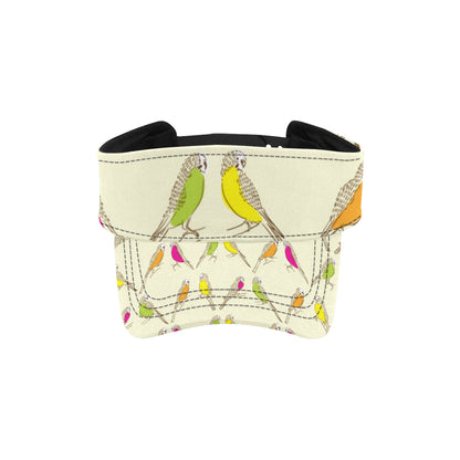 Parakeet Pattern Print Design A01 Unisex Sun Visor