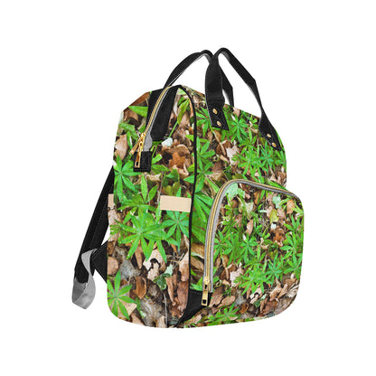 Camouflage Realistic Tree Fresh Print Diaper Bag Backpack