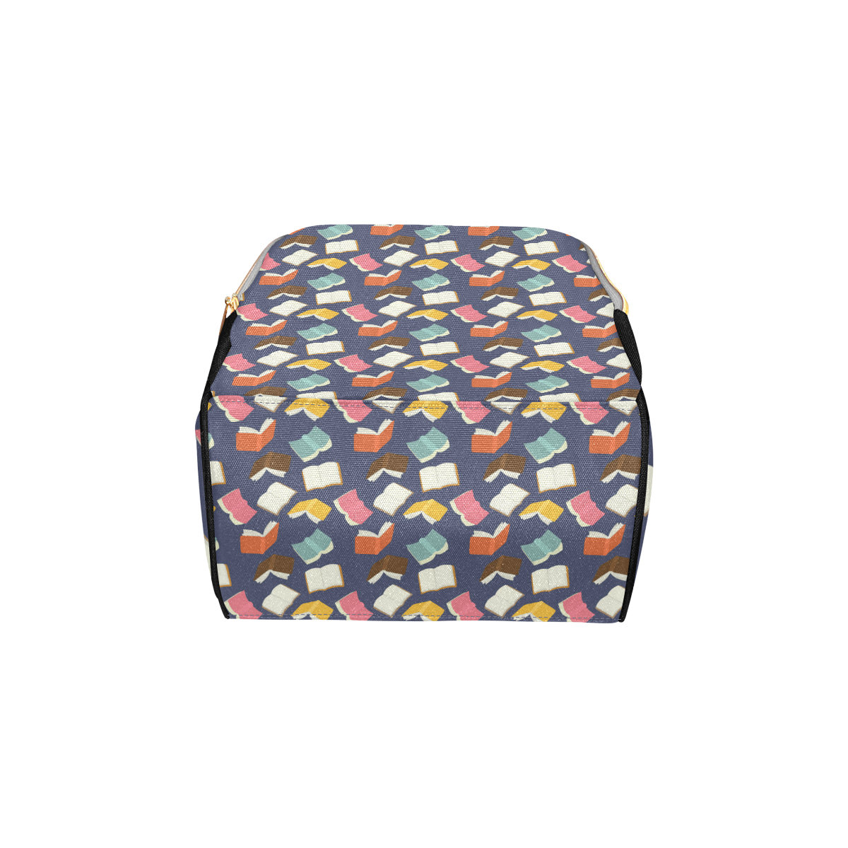 Book Pattern Print Design 01 Diaper Bag Backpack