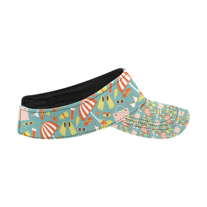 Beach Scene Pattern Print Design 02 Unisex Sun Visor