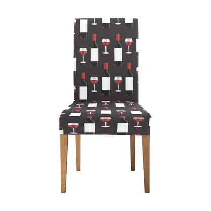 Wine Print Design LKS309 Dining Chair Slipcover