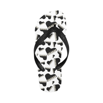 Piano Print Design LKS405 Flip Flops