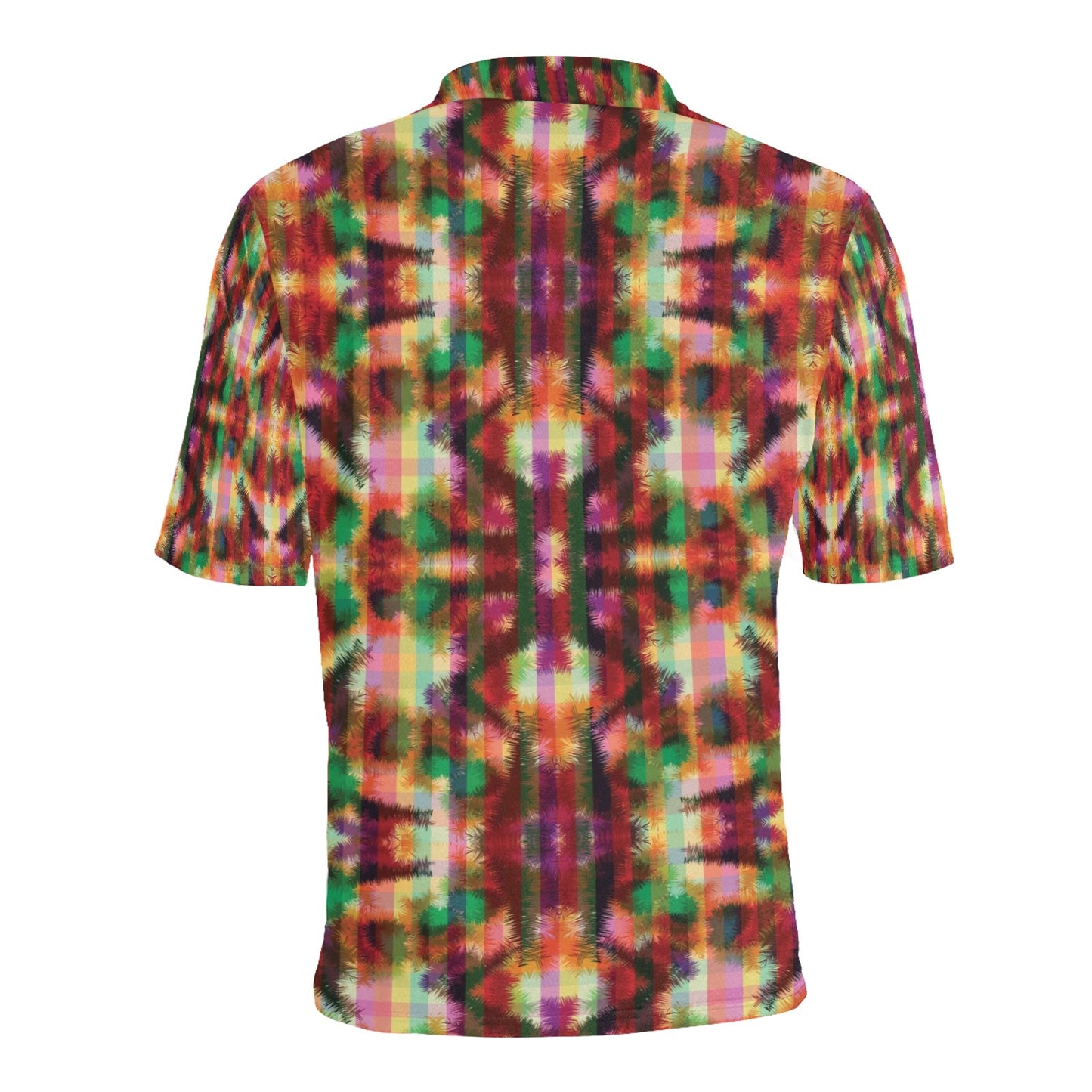 Tie Dye Print Design LKS301 Men Polo Shirt