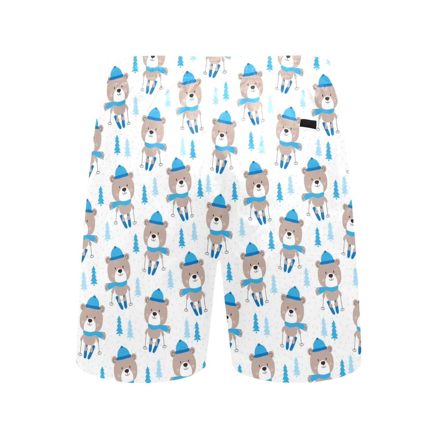 Ski Print Design LKS306 Men's Swim Trunks Beach Shorts
