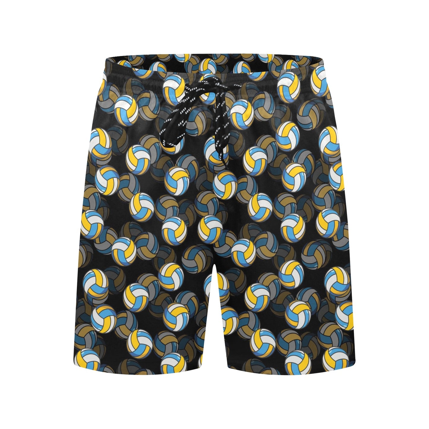 Volleyball Print Design LKS302 Men's Swim Trunks Beach Shorts