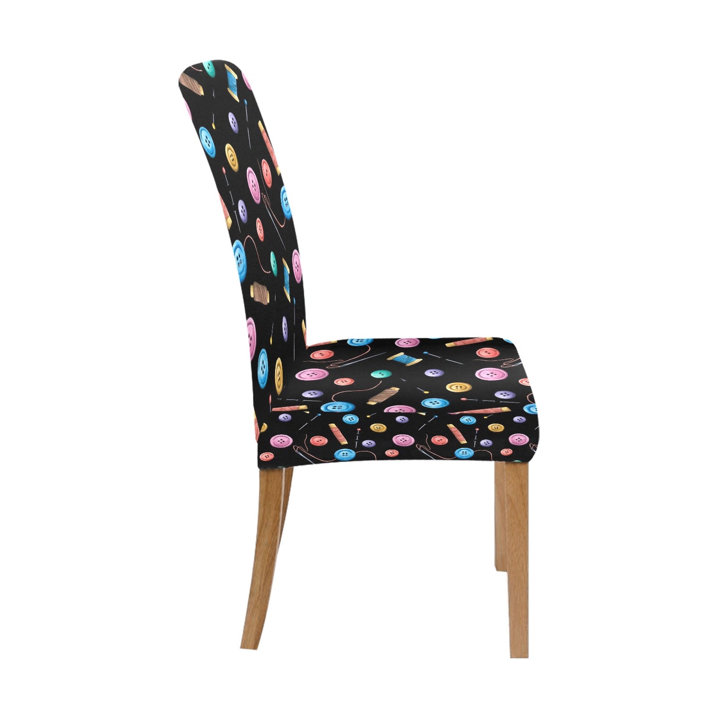 Sewing Print Design LKS309 Dining Chair Slipcover