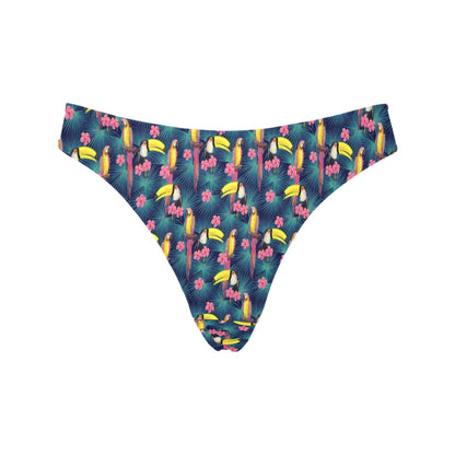 Toucan Parrot Design Women's Thongs