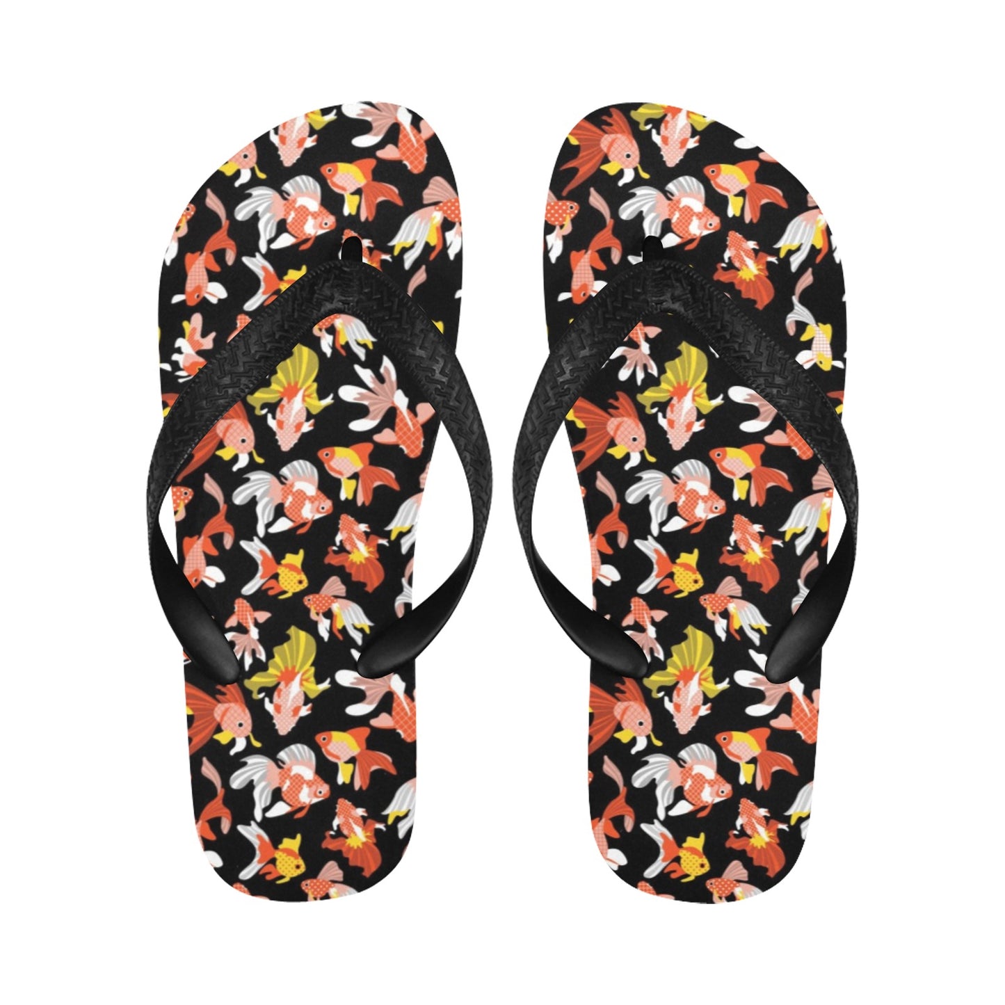 Goldfish Print Design LKS401 Flip Flops