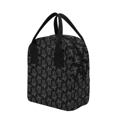 Sea Turtle Print Design LKS3012 Insulated Lunch Bag