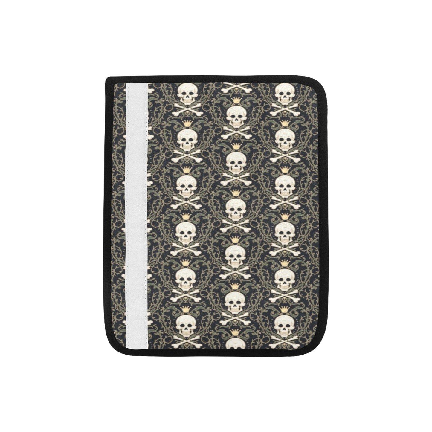 Skull King Print Design LKS307 Car Seat Belt Cover