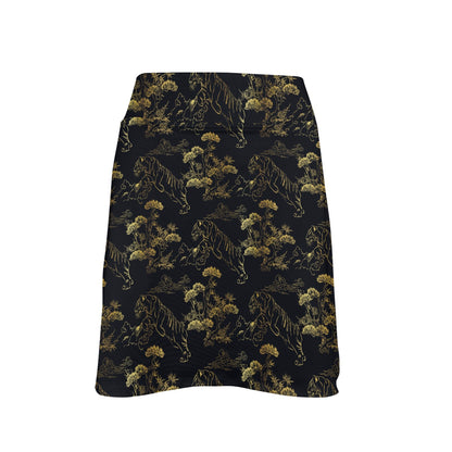 Tiger Japan Style Print Design LKS305 17" Golf & Pickleball Skort with Pockets