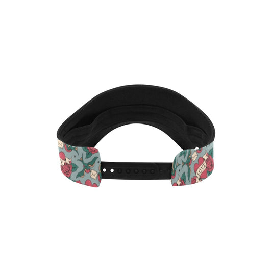 Tattoo Heart Print Design LKS301 Unisex Sun Visor