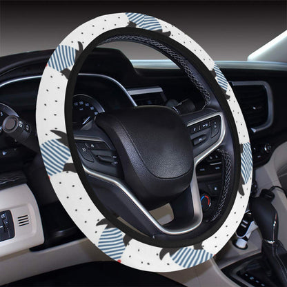 Scottish Terriers Print Design LKS3013 Steering Wheel Cover with Elastic Edge