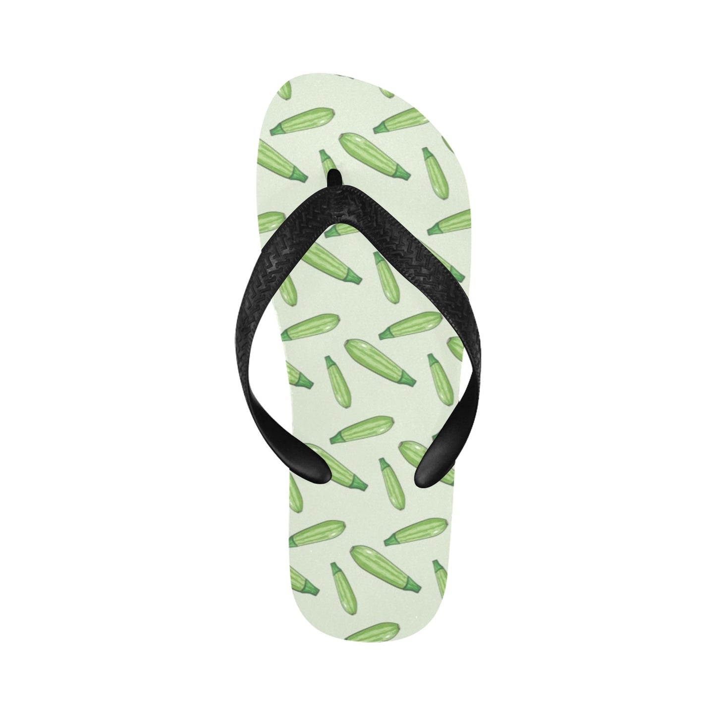 Zucchini Print Design LKS302 Flip Flops