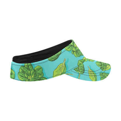 Spinach Print Design LKS301 Unisex Sun Visor