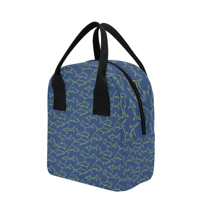 Shark Print Design LKS301 Insulated Lunch Bag