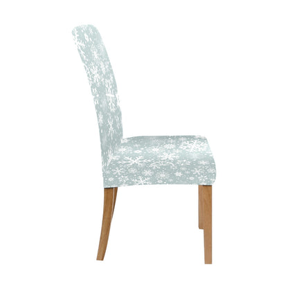 Snowflake Print Design LKS303 Dining Chair Slipcover
