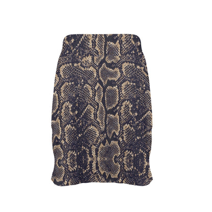 Snake Skin Pattern Print 17" Golf & Pickleball Skort with Pockets