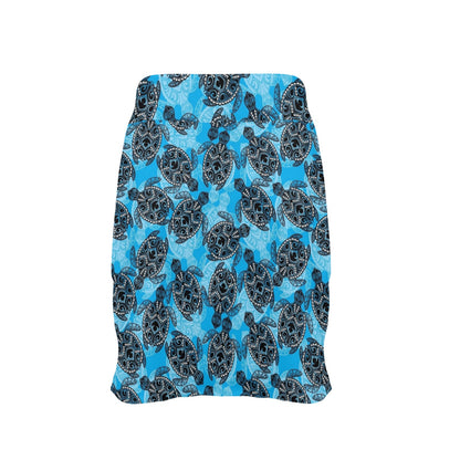 Tribal Pattern Print Design LKS307 17" Golf & Pickleball Skort with Pockets