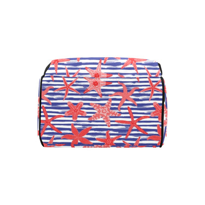 Starfish Print Design LKS401 Diaper Bag Backpack