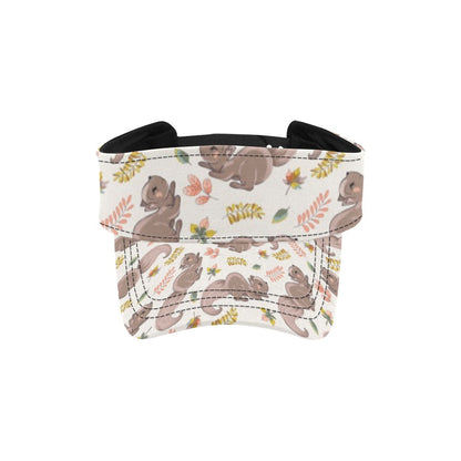 Squirrel Print Design LKS307 Unisex Sun Visor