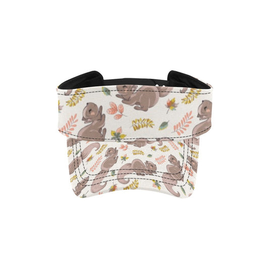 Squirrel Print Design LKS307 Unisex Sun Visor