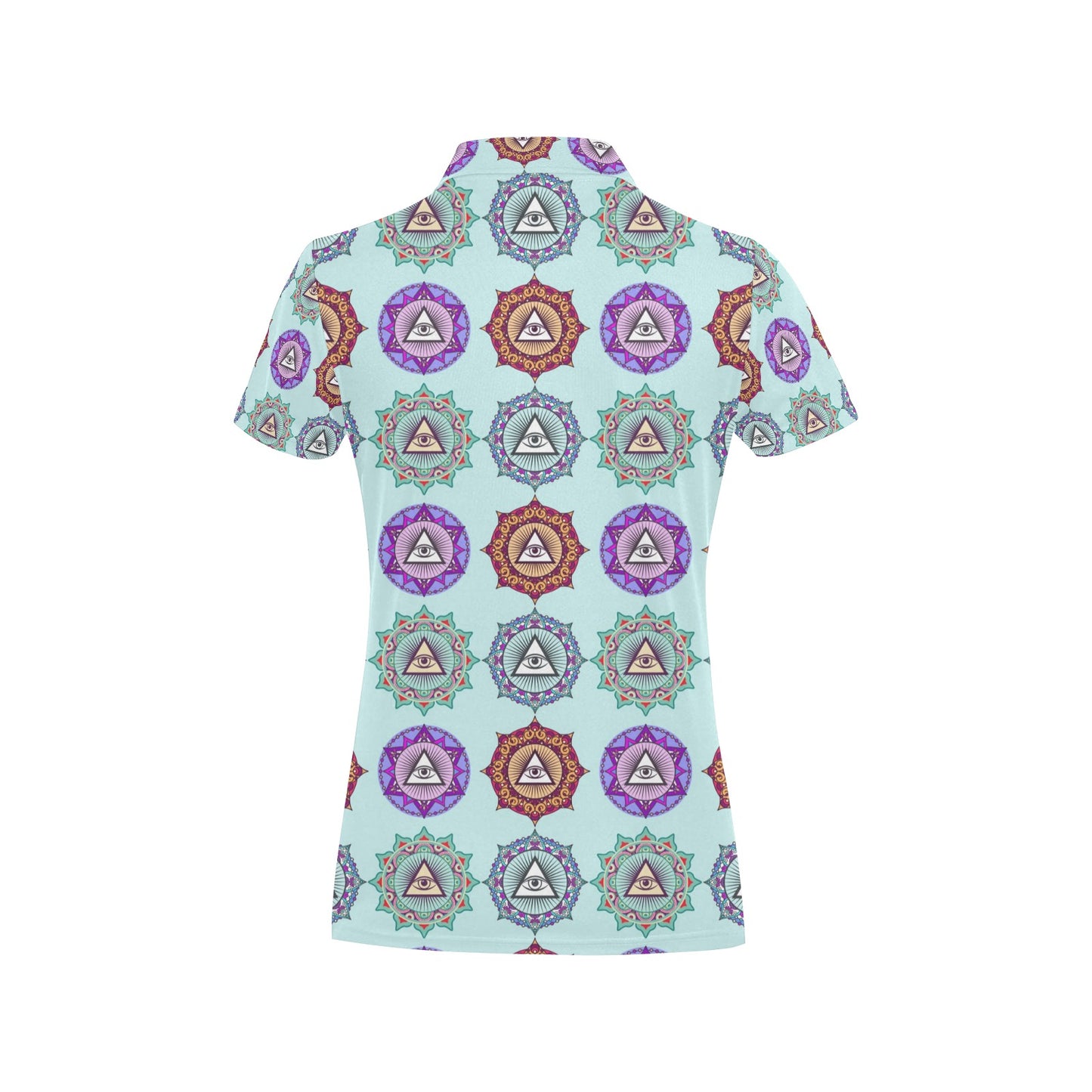 Third Eye Print Design LKS302 Women's Polo Shirt