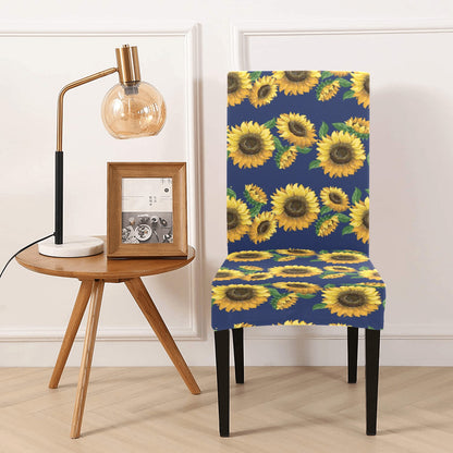 Sunflower Print Design LKS307 Dining Chair Slipcover