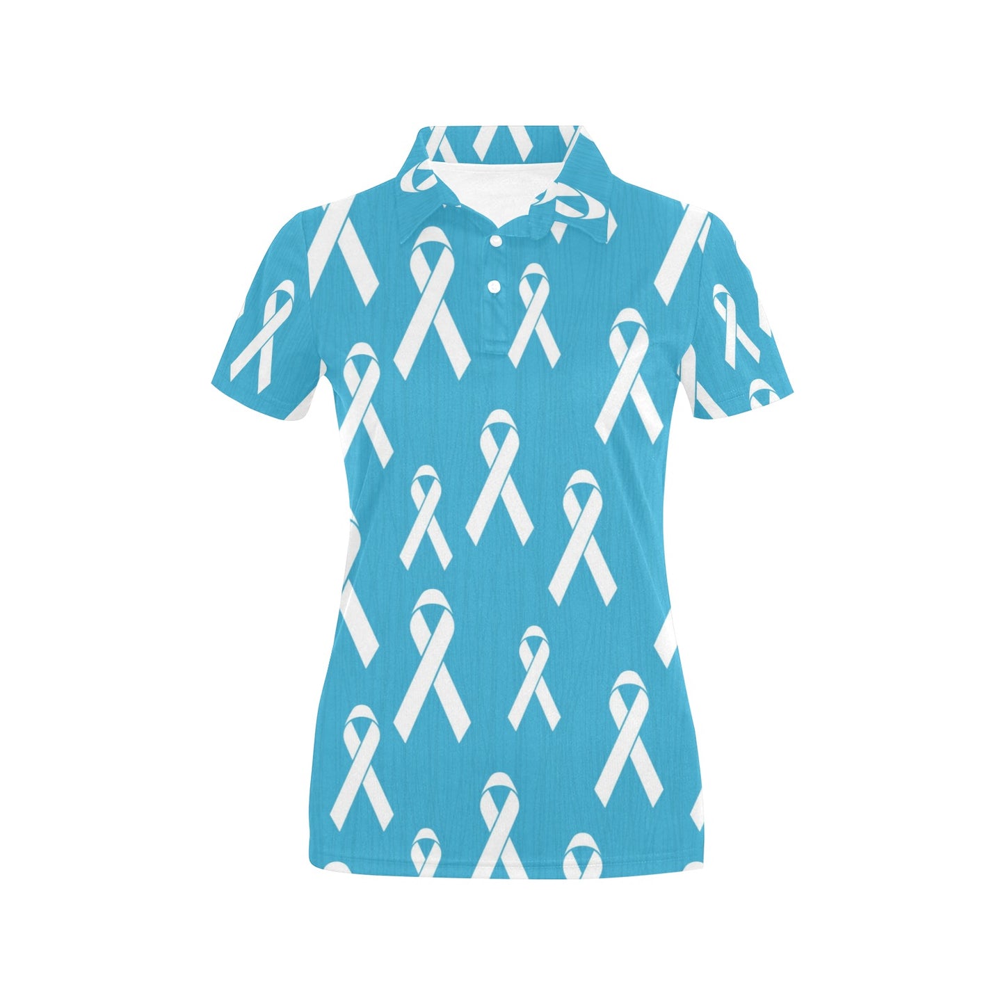 Liver cancer Pattern Print Design 01 Women's Polo Shirt