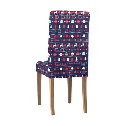 Reindeer Print Design LKS404 Dining Chair Slipcover