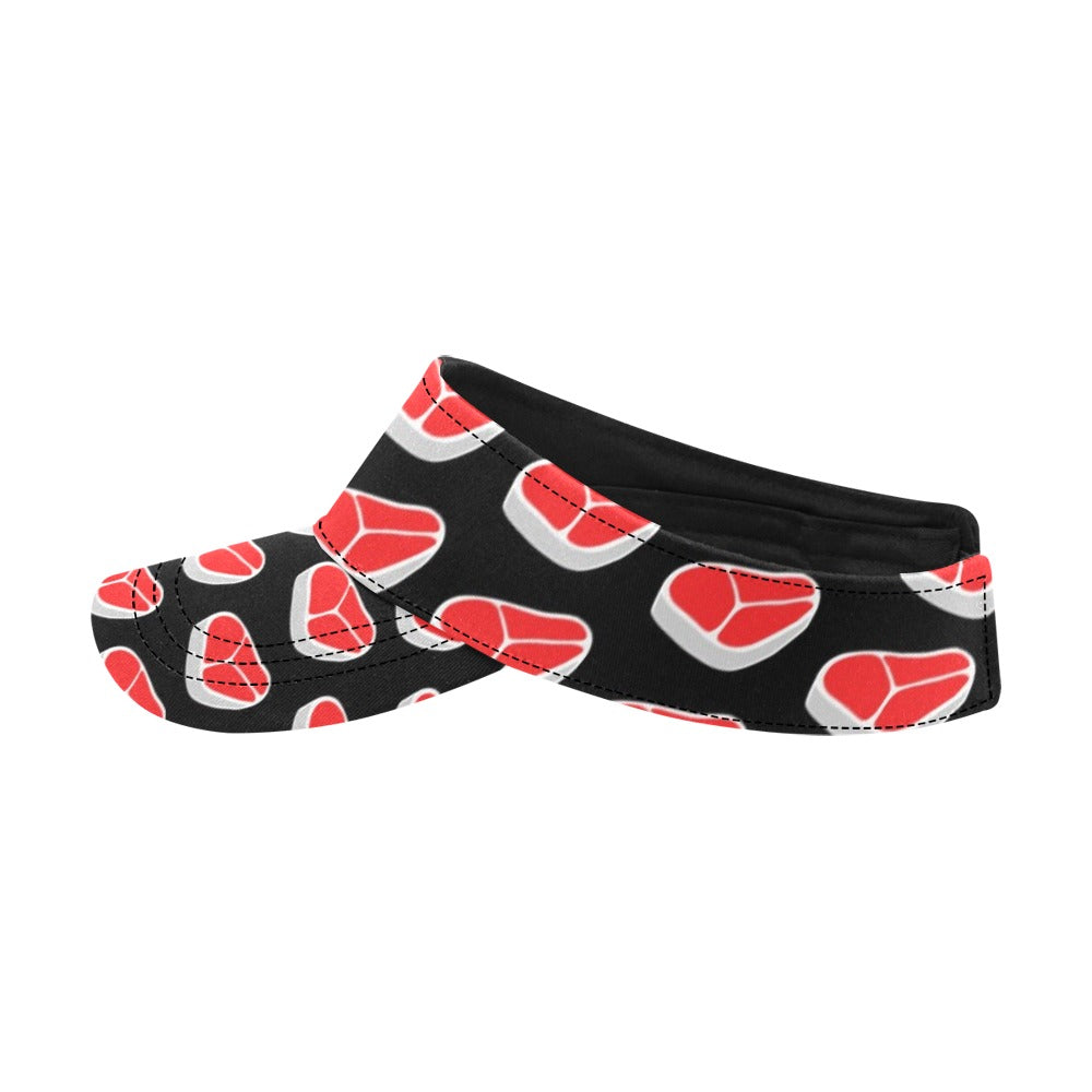 Steak Print Design LKS303 Unisex Sun Visor