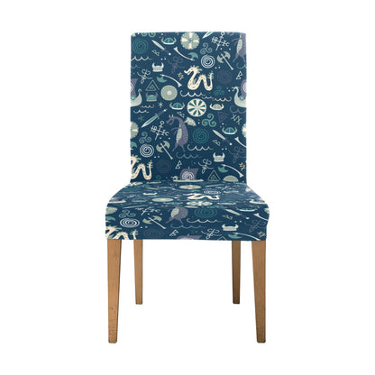 Vikings Print Design LKS305 Dining Chair Slipcover