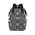 Bandana Skull Print Design LKS303 Diaper Bag Backpack