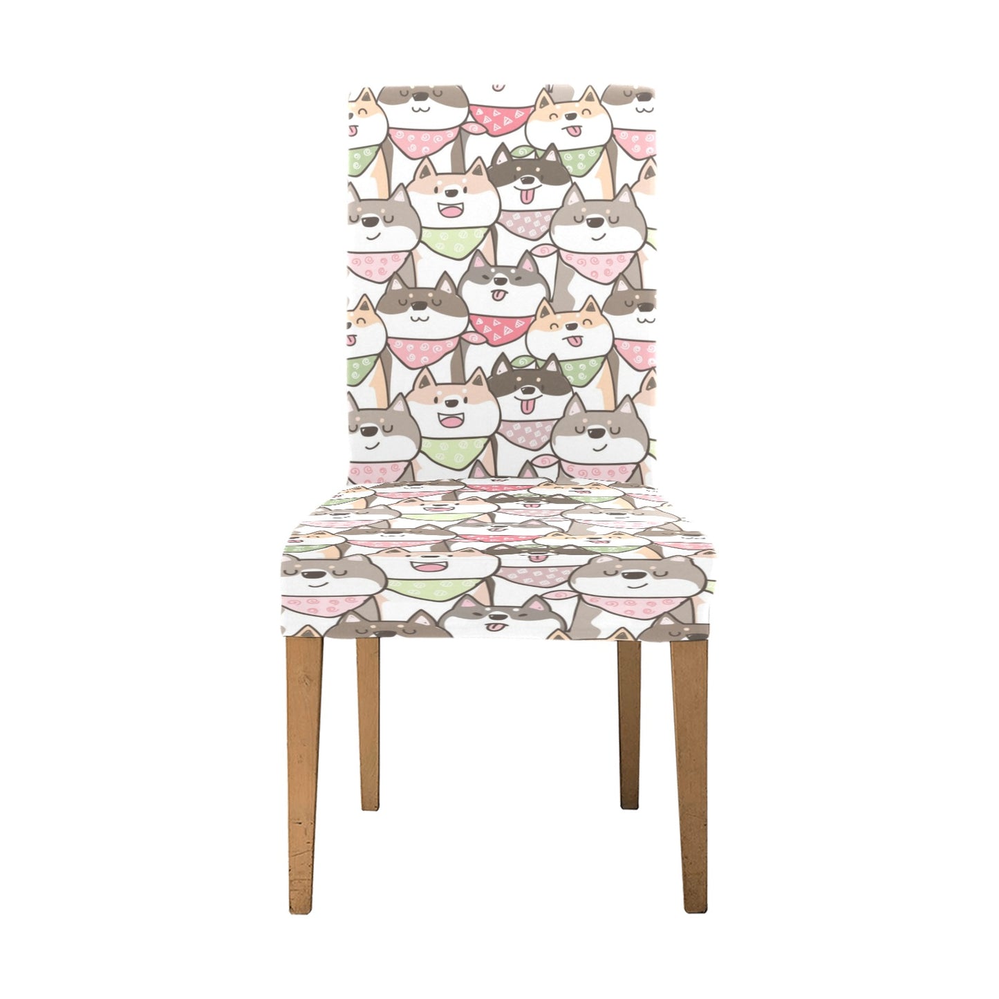 Shiba Inu Print Design LKS305 Dining Chair Slipcover