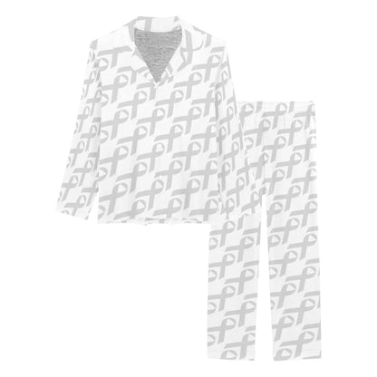 Brain cancer Pattern Print Design 02 Women's Long Pajama Set