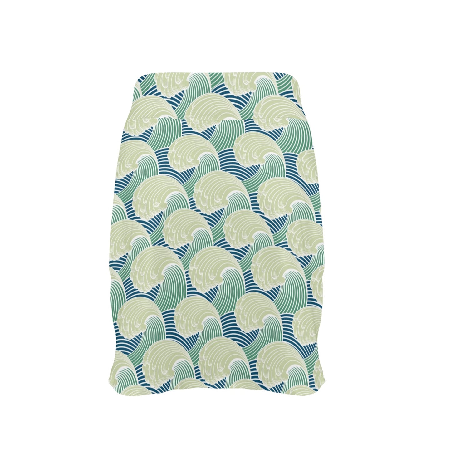 Wave Japan Style Print Design LKS302 17" Golf & Pickleball Skort with Pockets