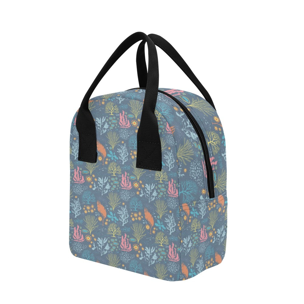 Seaweed Print Design LKS304 Insulated Lunch Bag