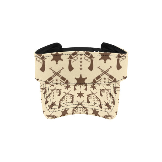 Western Cowboy Print Design LKS302 Unisex Sun Visor