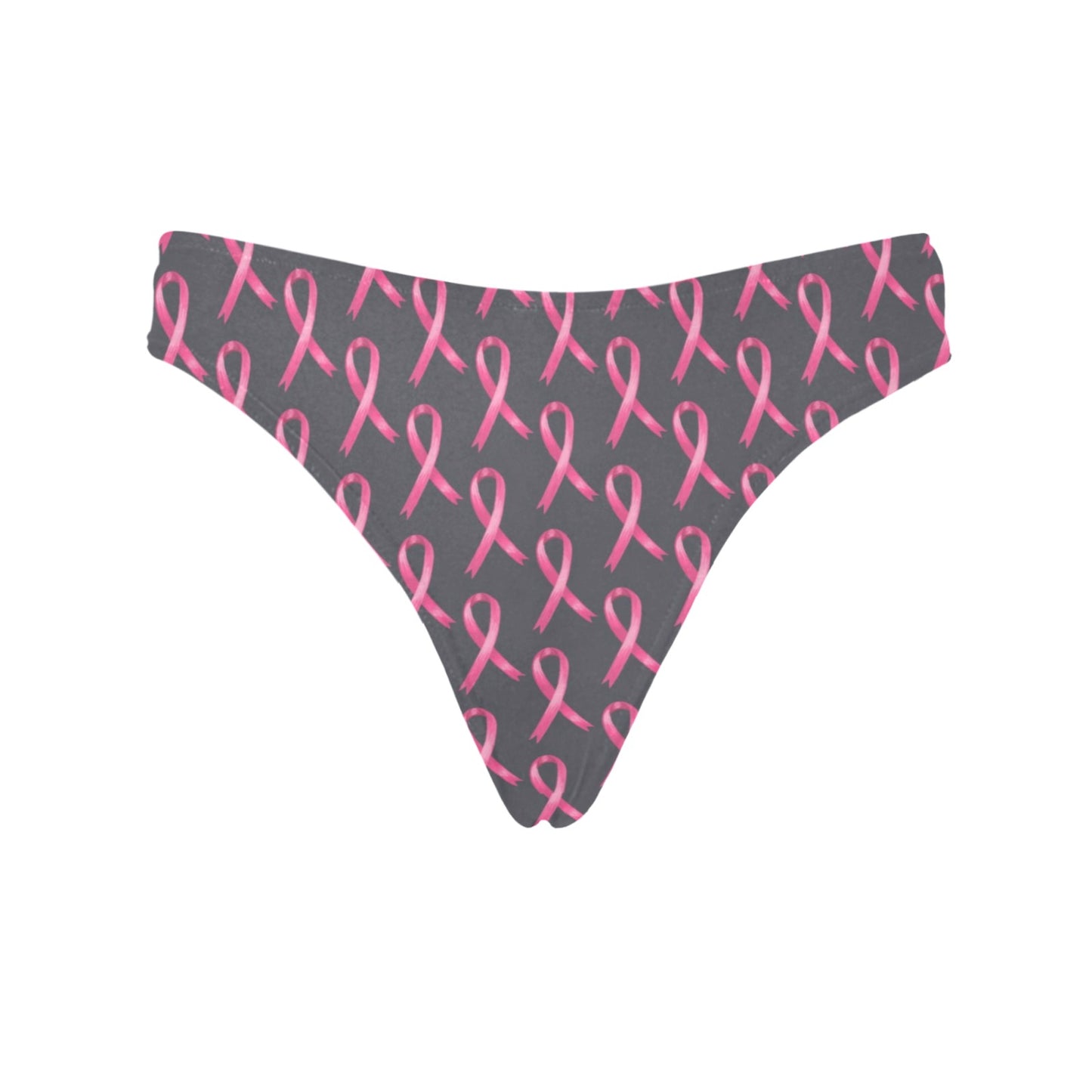 Breast Cancer Awareness Pattern Women's Thongs