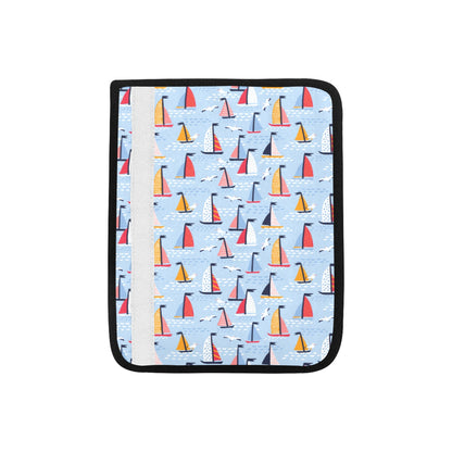 Sailboat Print Design LKS304 Car Seat Belt Cover