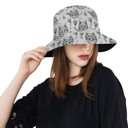Tribal Pattern Print Design LKS306 Unisex Bucket Hat